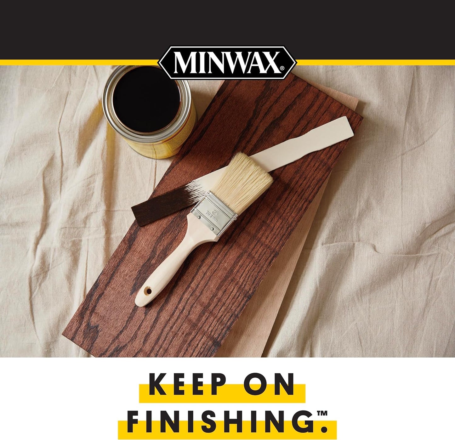 Minwax Ultra Fast Drying Polyurethane Protective Wood Finish, 275 VOC, Clear Satin, Gallon