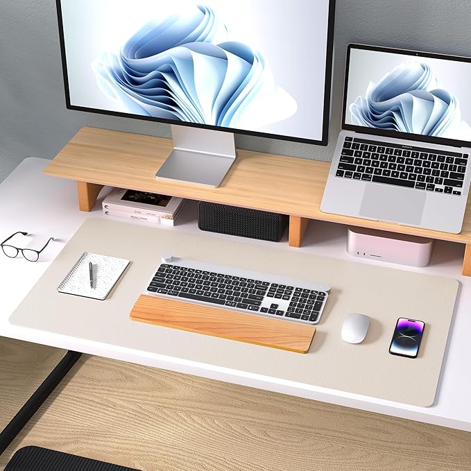 Aothia Large PU Leather Desk Pad Protector – Non-Slip Mouse Pad & Writing Mat - Image 8