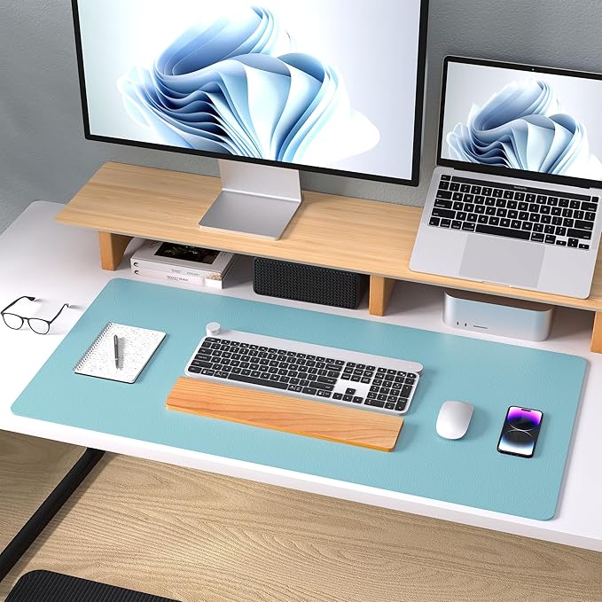Aothia Large PU Leather Desk Pad Protector – Non-Slip Mouse Pad & Writing Mat - Image 8