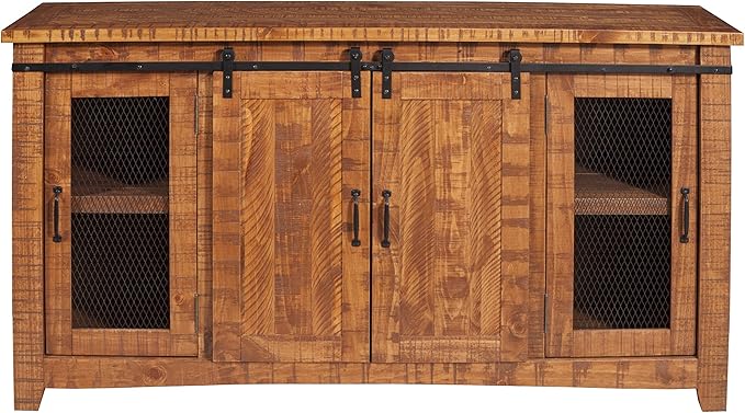 Martin Svensson Home Omaha Solid Wood TV Stand, Honey Tobacco - Image 6