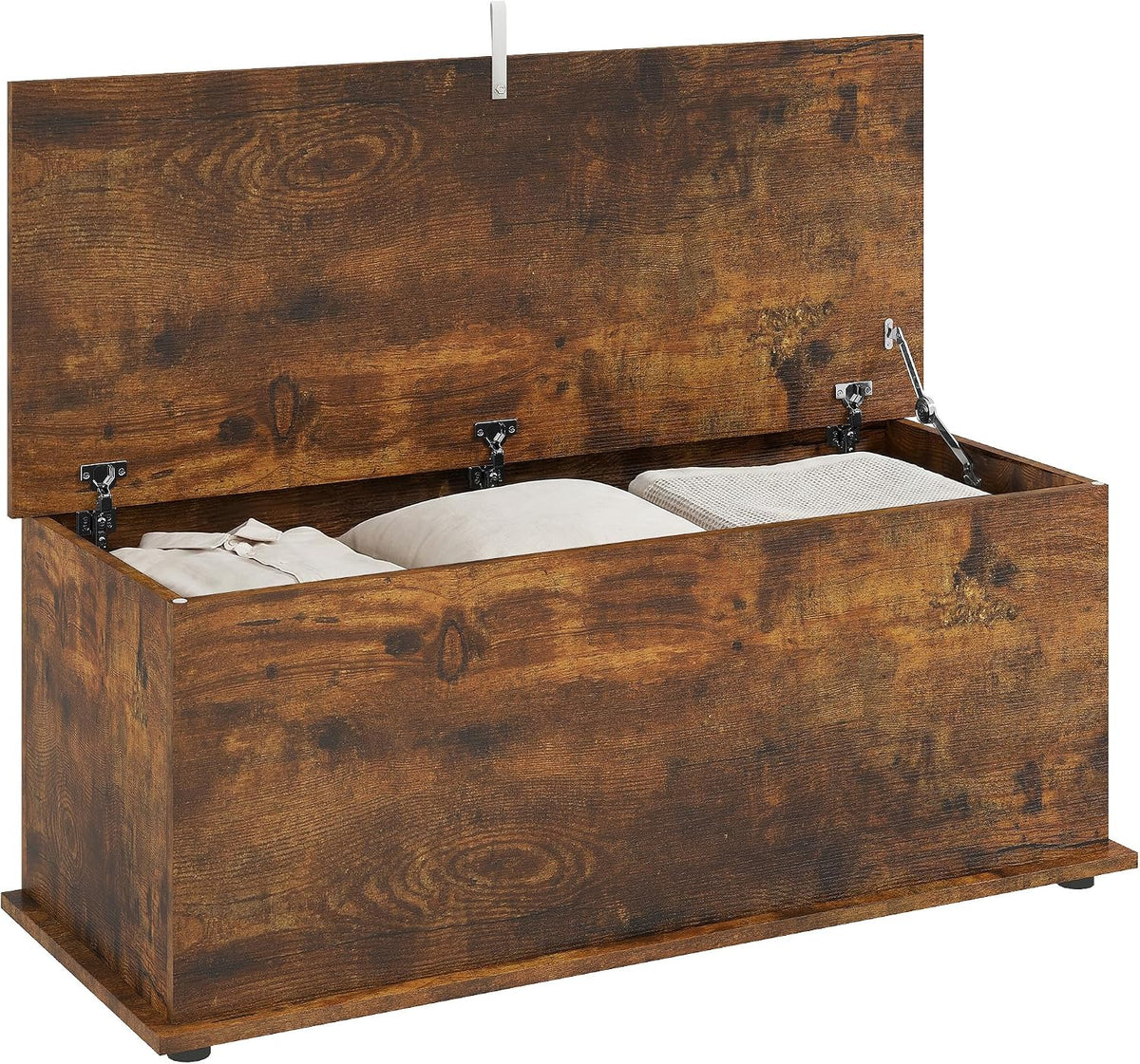 homcom 113l storage chest, storage box with flip-top, main product view