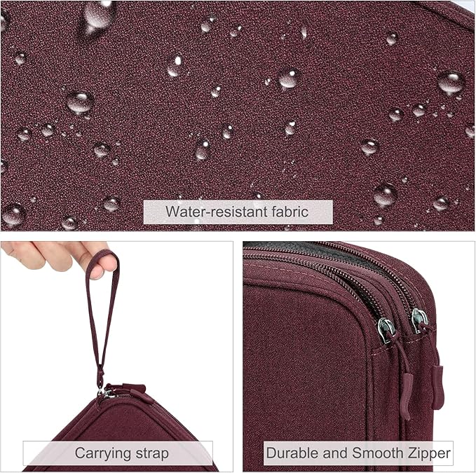 FYY Electronic Organizer, Large Travel Cable Organizer Bag Pouch Electronic - Image 4