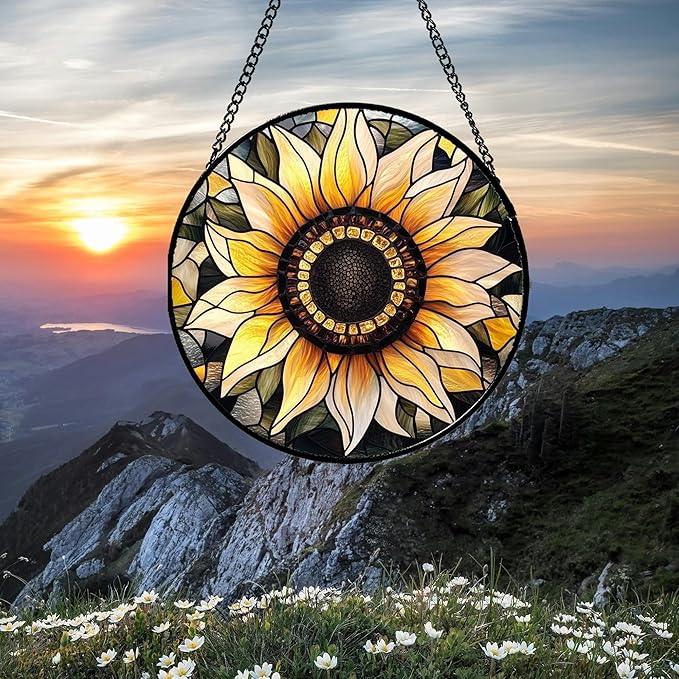 CRISGIF Stained Glass Window Hanging - Image 4