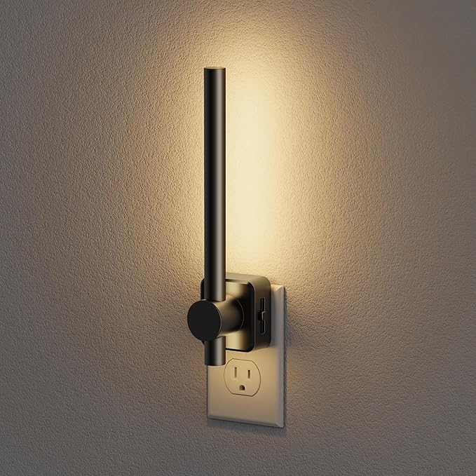JandCase Night Lights Plug into Wall, 0-200LM Dimmable LED Nightlights by JandCase
