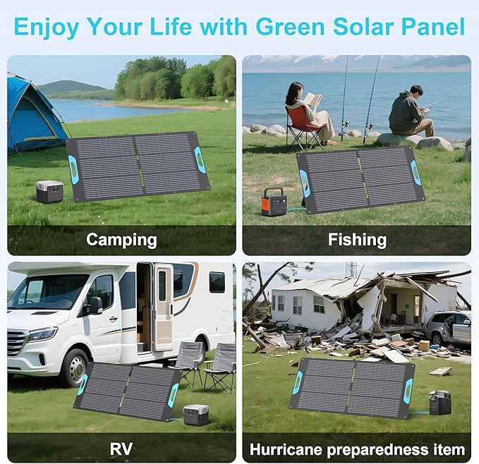 110W Portable Solar Panel for Power Station, 23.5% High Efficiency ETFE - Image 7