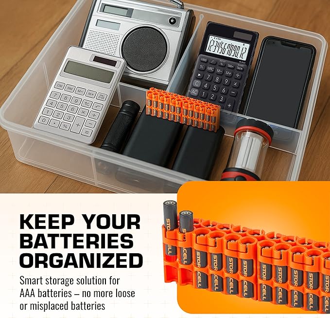 Storacell by Powerpax AAA Battery Storage Caddy - Image 3