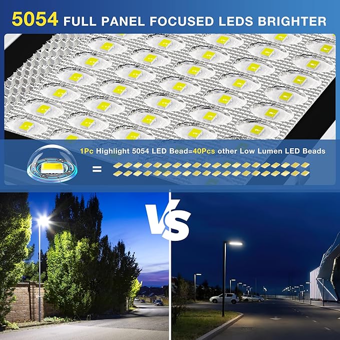 OKPRO 10000W Solar Street Light, Super Bright LED Beads Solar Lights Outdoor - Image 3
