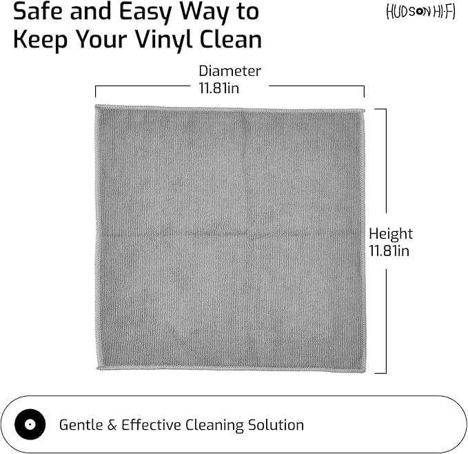 Hudson Hi-Fi Anti Static Microfiber Record Cleaning Cloth - Image 3