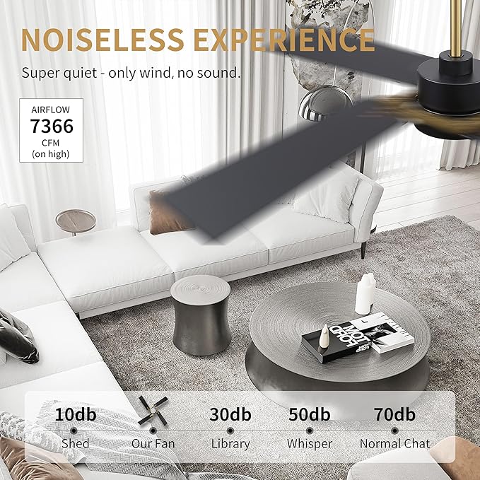 WINGBO 54 Inch Ceiling Fan - Image 7