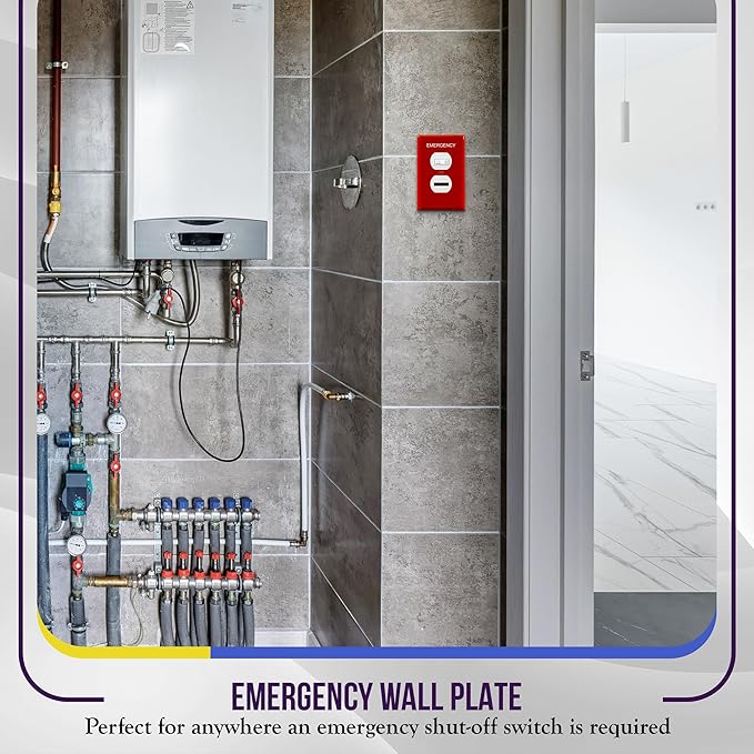 ENERLITES Duplex Receptacle Outlet Wall Plate - Image 7