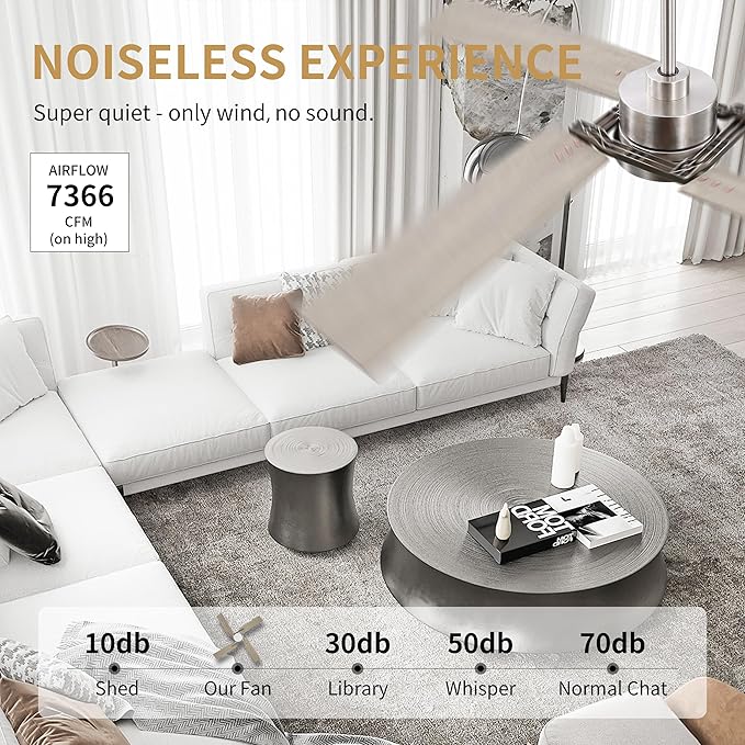WINGBO 54 Inch Ceiling Fan - Image 7
