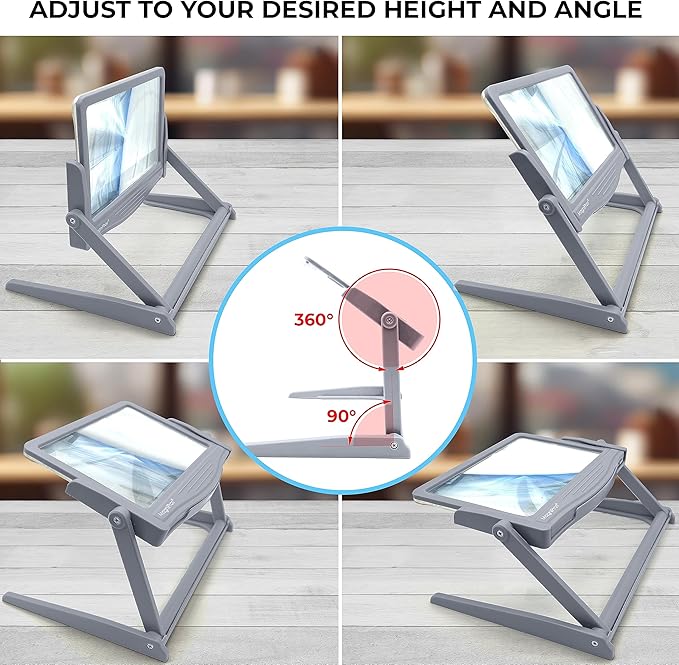 MAGNIPROS Patented 5X LED Page Magnifier - Image 2