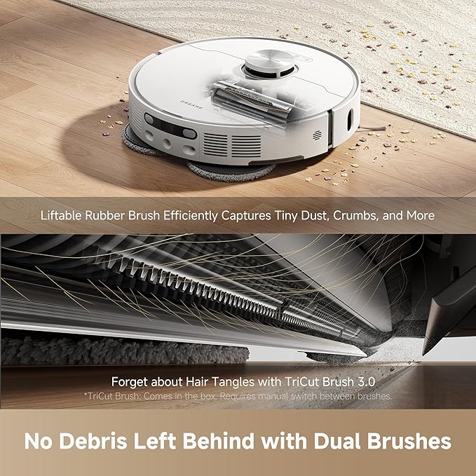 DREAME L40s Ultra AE Robot Vacuum and Mop Combo, 000Pa Suction, Self Emptying - Image 3