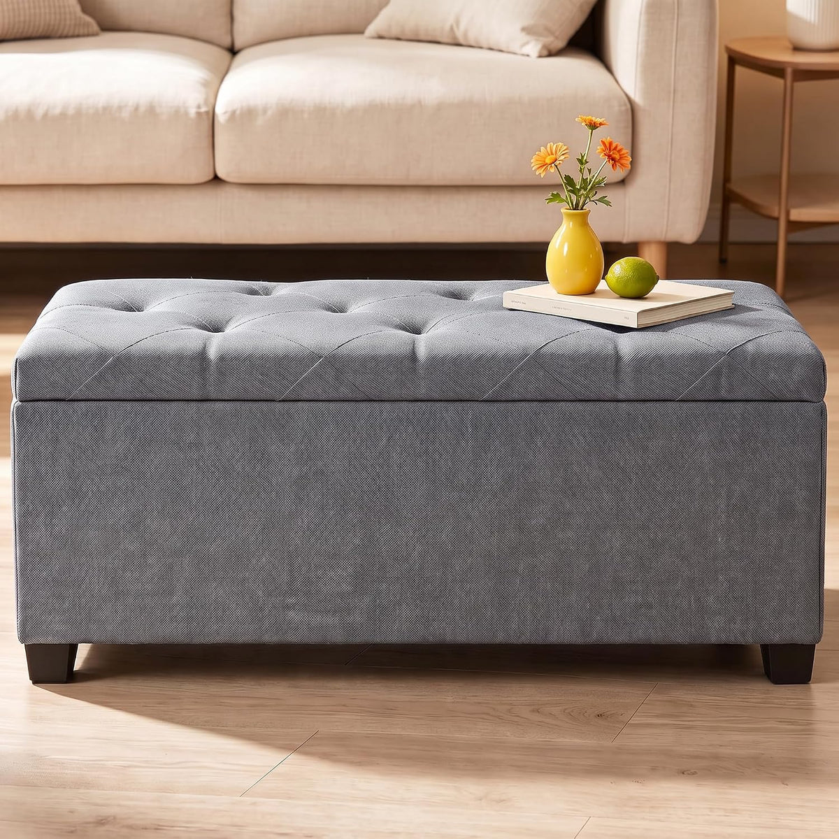 dumos storage ottoman bench, 43.3 inch end of, main product view