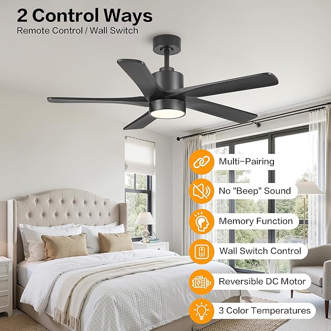 WINGBO 48 Inch DC Ceiling Fan - Image 2