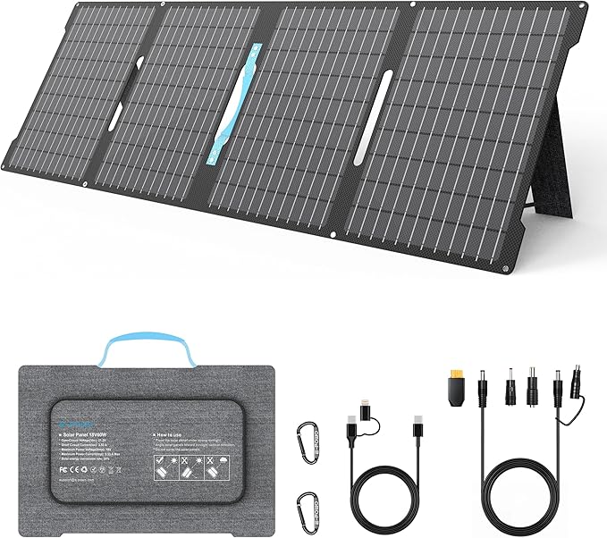 E-POWO 60W Portable Solar Panels Chargers by E-POWO