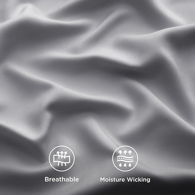 Bedsure King Size Sheet Set, Cooling Sheets, Rayon Derived from Bamboo - Image 7