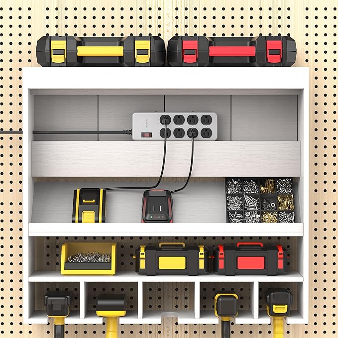 Heavy Duty Power Strip, Industrial Heavy Metal Case Surge Protector, 8 AC - Image 5