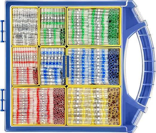 haisstronica 1000PCS Solder Seal Wire Connectors, Marine Grade Heat Shrink Wire by HAISSTRONICA