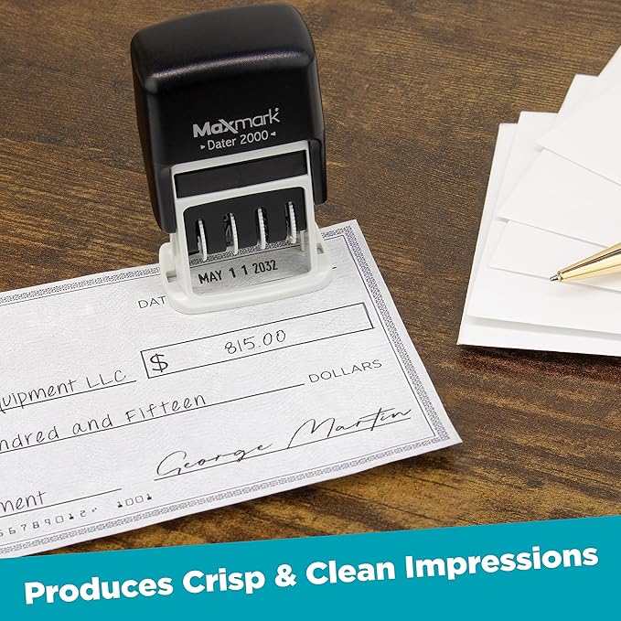 MaxMark Dater 2000, Self Inking Small Date Stamp - Image 4